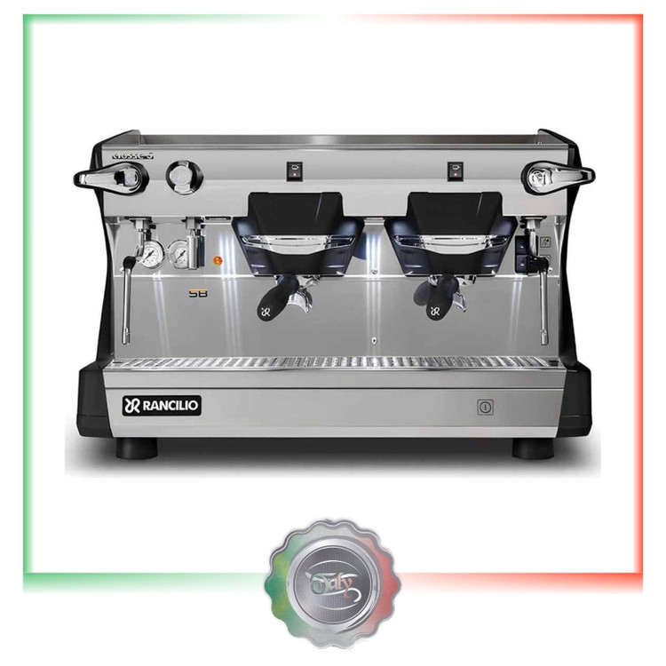 Rencilio class 5 industrial espresso maker, two groups, semi-automatic